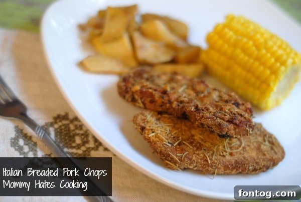 Italian Breaded Pork Chops