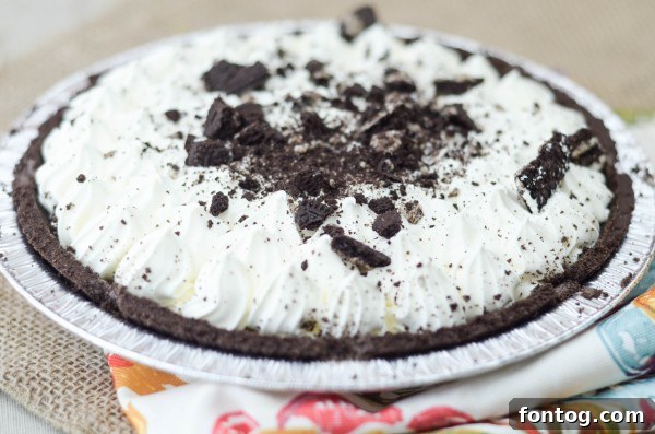 Close-up of a slice of Blackberry Cobbler Ice Cream Cake