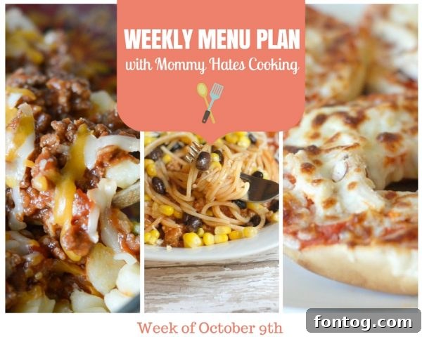 Weekly Menu Plan