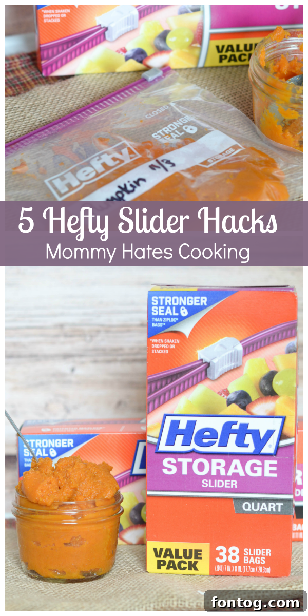 5 Genius Hefty Slider Bag Hacks 2 5 Hefty Slider Hacks with Mommy Hates Cooking