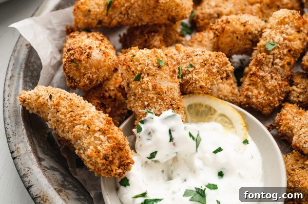 gluten free fish sticks with tartar sauce