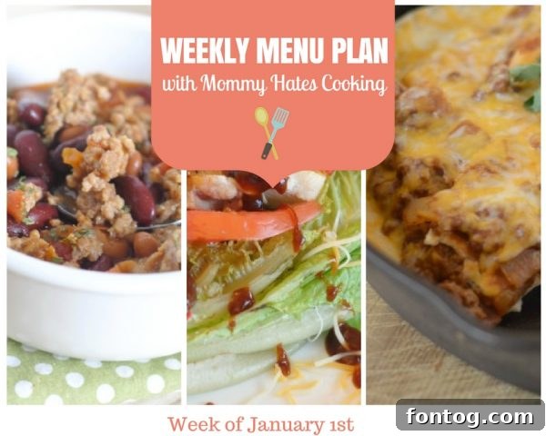 New Year, New Meals: Your Weekly Menu Guide 2 Weekly Meal Plan for a Fresh Start in the New Year