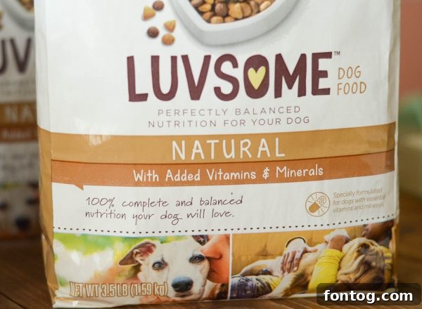 Luvsome Dog Food - May Enjoying a Back Rub