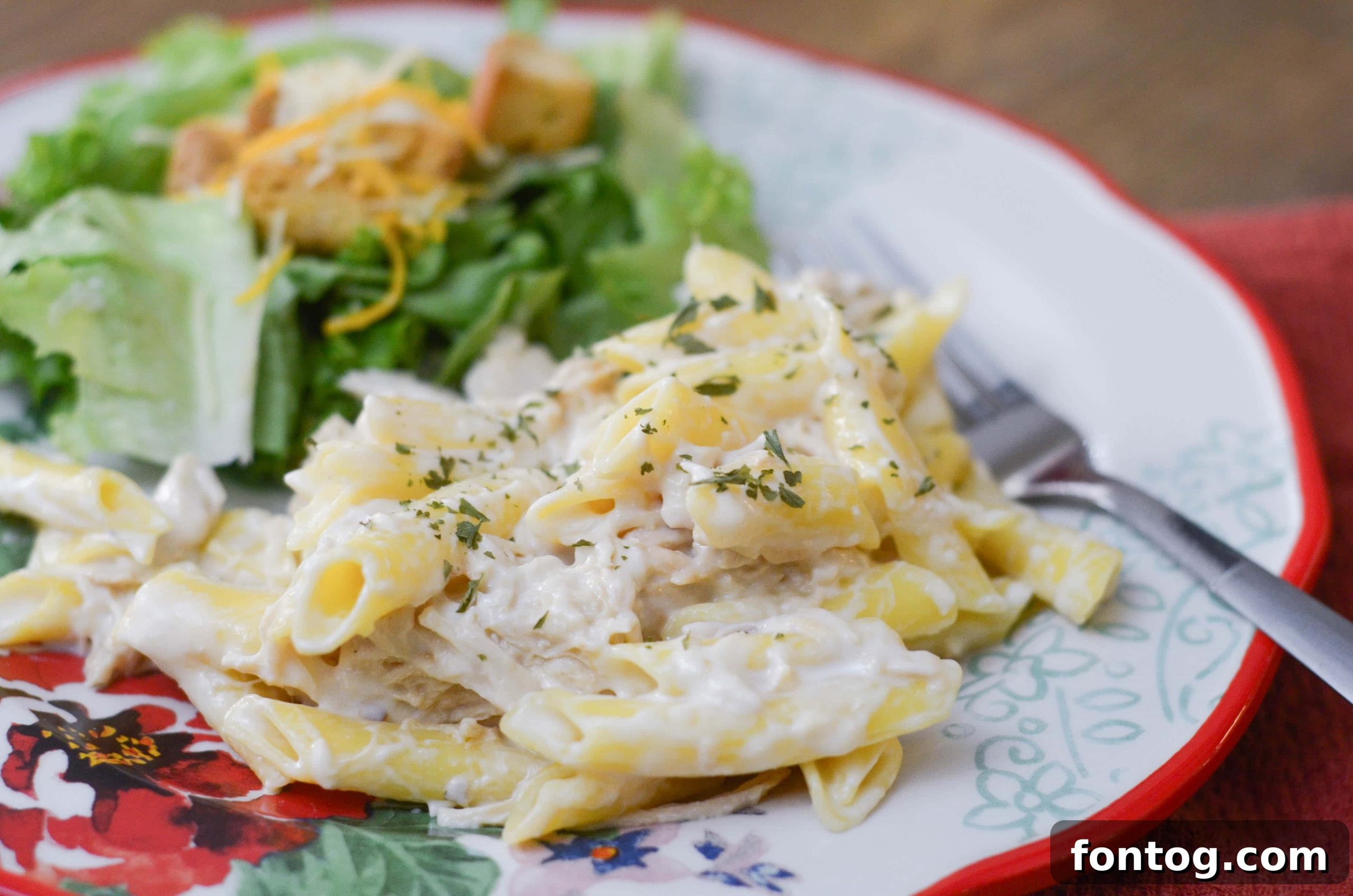 Slow Cooker Chicken Alfredo