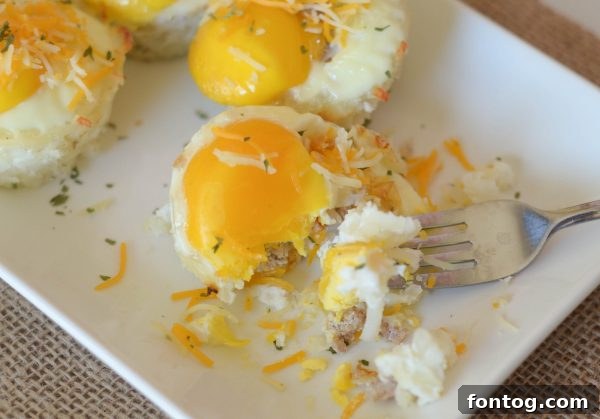Breakfast Hash Brown Nests 11 Hash Brown Egg Cups cooling on a rack, ready to be enjoyed.