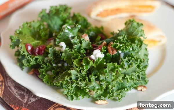 Warm Cheesy Chicken Cranberry Kale Salad 6 Cranberry Kale Salad with Chicken Melts