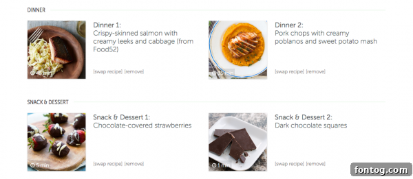 Design Your Perfect Diet with PlateJoy 4 PlateJoy recipe details for a meal