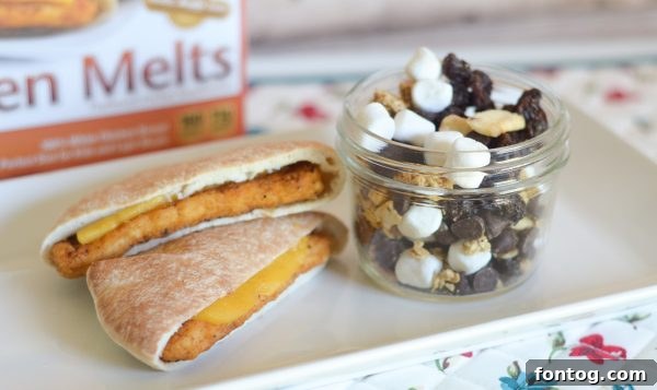 Granola Trail Chicken Melts 4 Close-up of Granola Trail Mix with various delicious ingredients