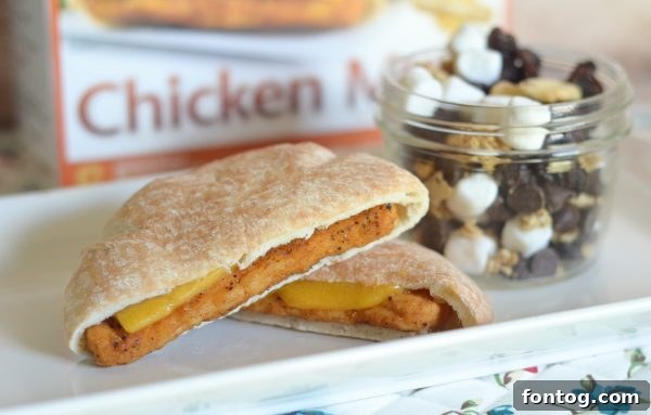 Granola Trail Chicken Melts 8 Variety of grab-and-go snacks including Chicken Melts and trail mix