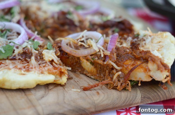 20 Mouthwatering Meals for Father's Day 4 BBQ Brisket Grilled Pizza - A unique and delicious Father's Day dinner idea