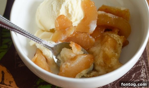 Delicious Gluten-Free Caramel Apple Magic Cobbler, perfect for fall