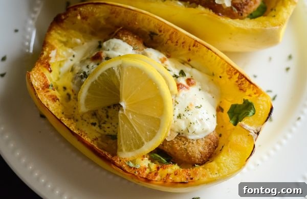 Spaghetti Squash Halves Ready for Baking