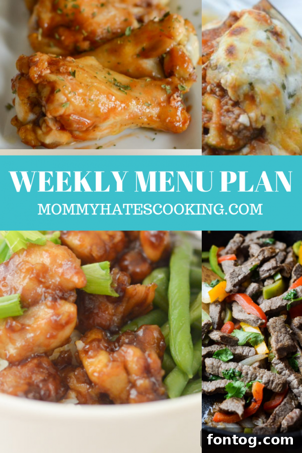 Weekly Meal Plan for February 17 6 A vibrant graphic depicting a weekly menu plan, emphasizing gluten-free options and family-friendly meals. Perfect for sharing and inspiring organized eating.