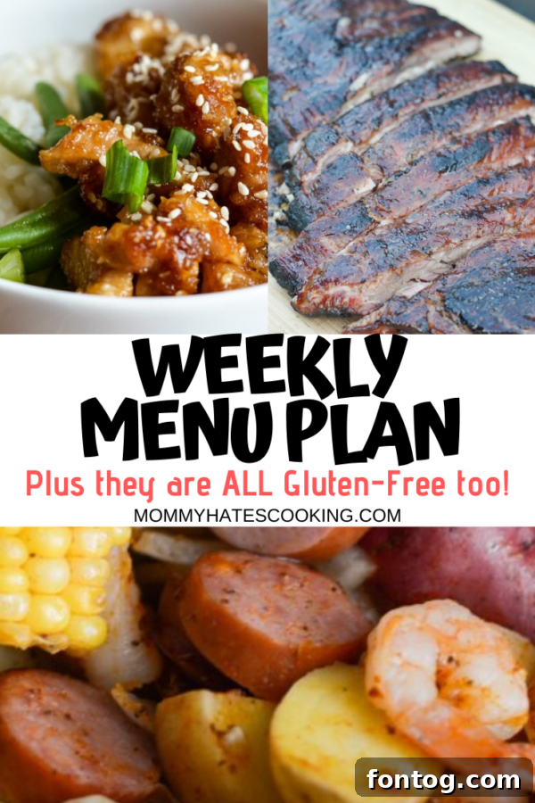 Meal Plan for the Week of June 14th 4 A vibrant and organized weekly menu plan graphic, perfect for meal planning inspiration.