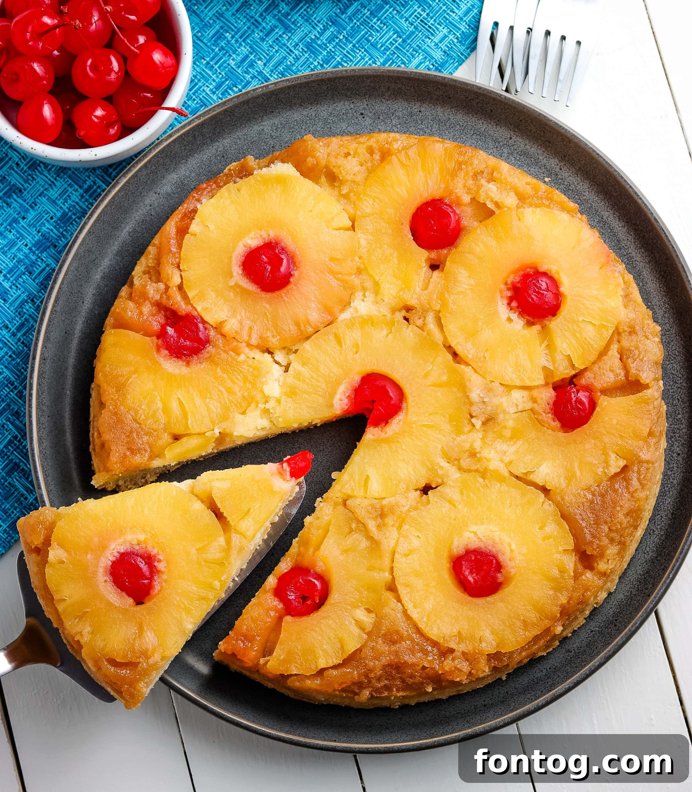 Gluten Free Pineapple Upside Down Cake recipe image