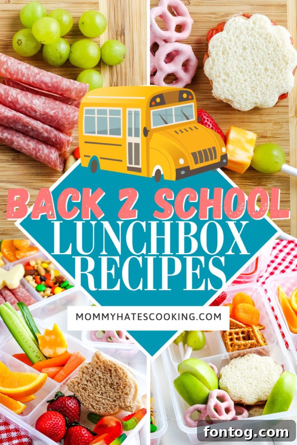 back to school lunch ideas