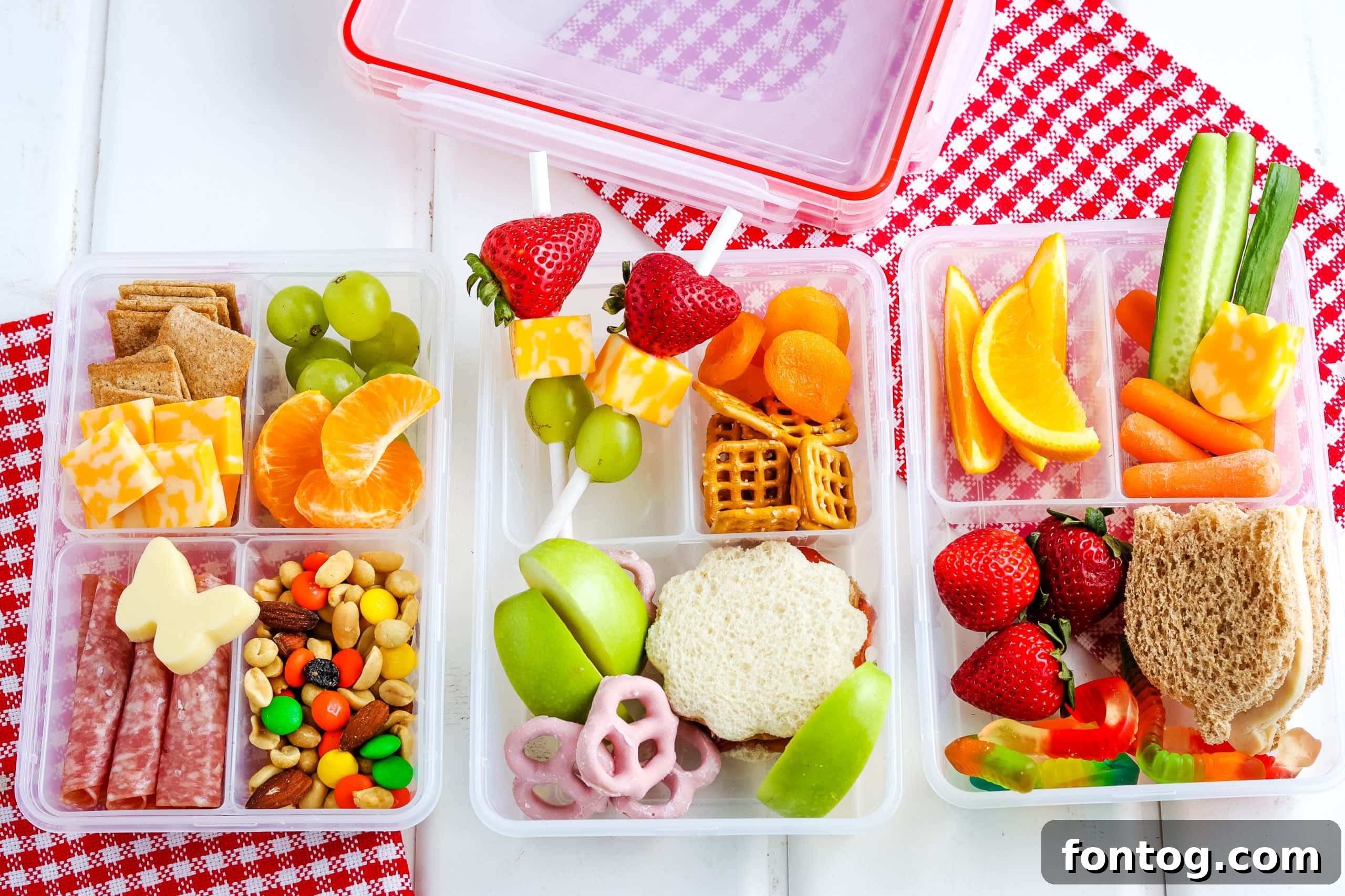 Delicious and fun lunch boxes for kids