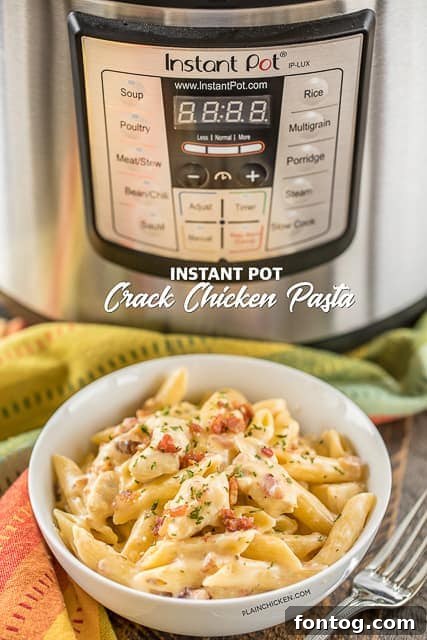 Instant Pot Crack Chicken Pasta