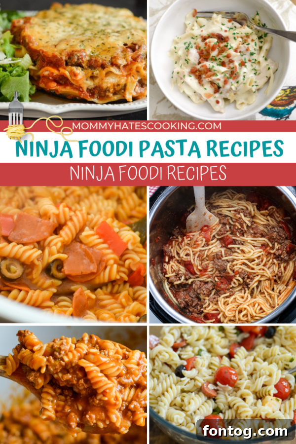 Ninja Foodi One Pot Pasta Meals 25 NINJA FOODI PASTA RECIPES