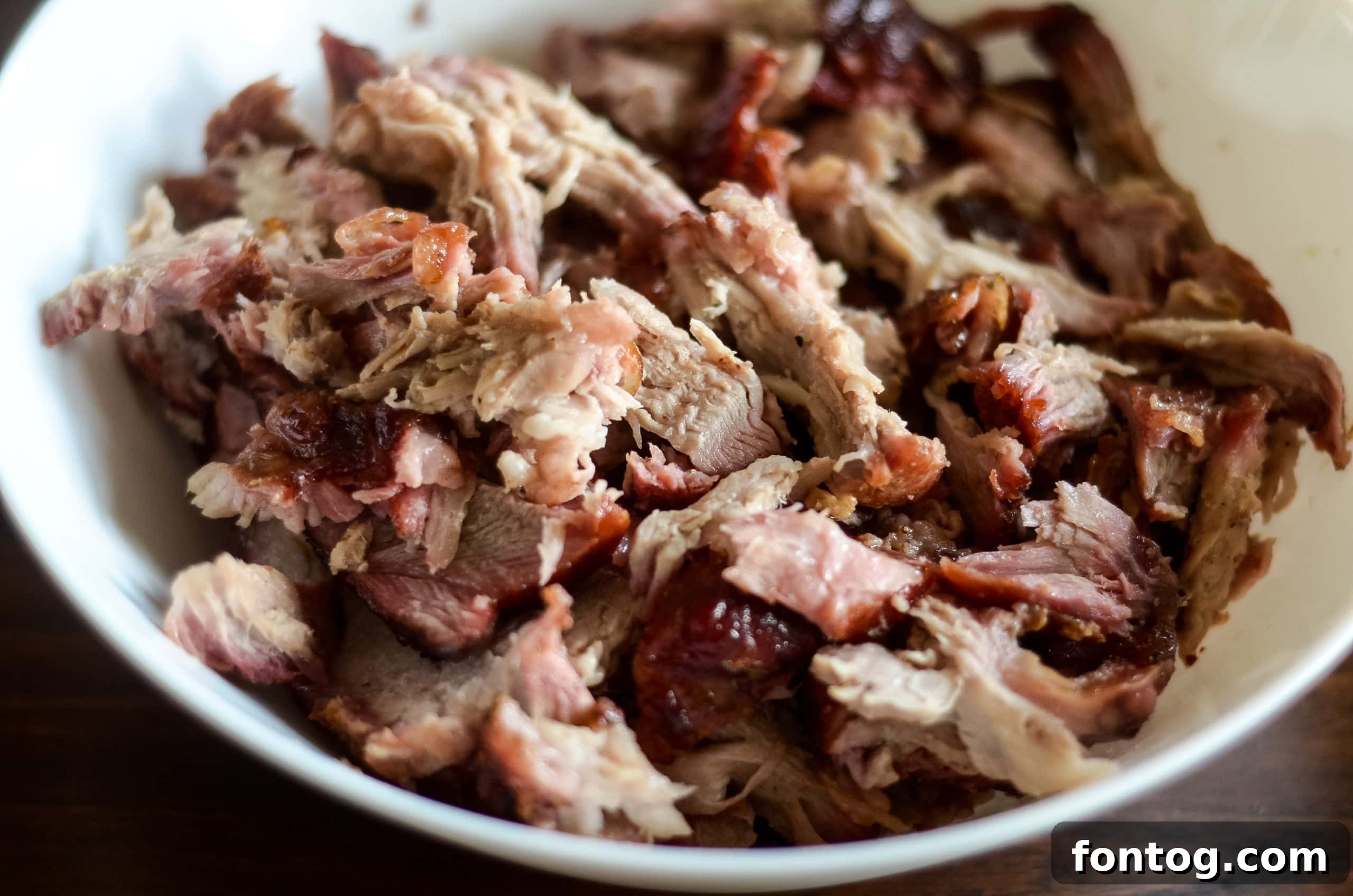 Smoked pulled pork