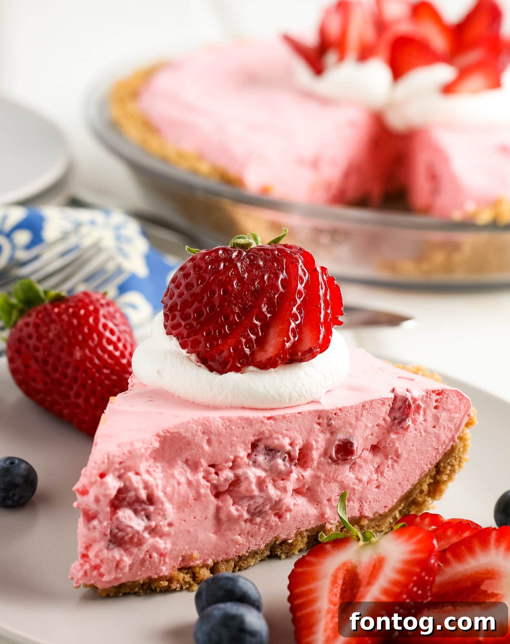 A vibrant and easy no-bake Jello pie, perfect for a quick gluten-free dessert.