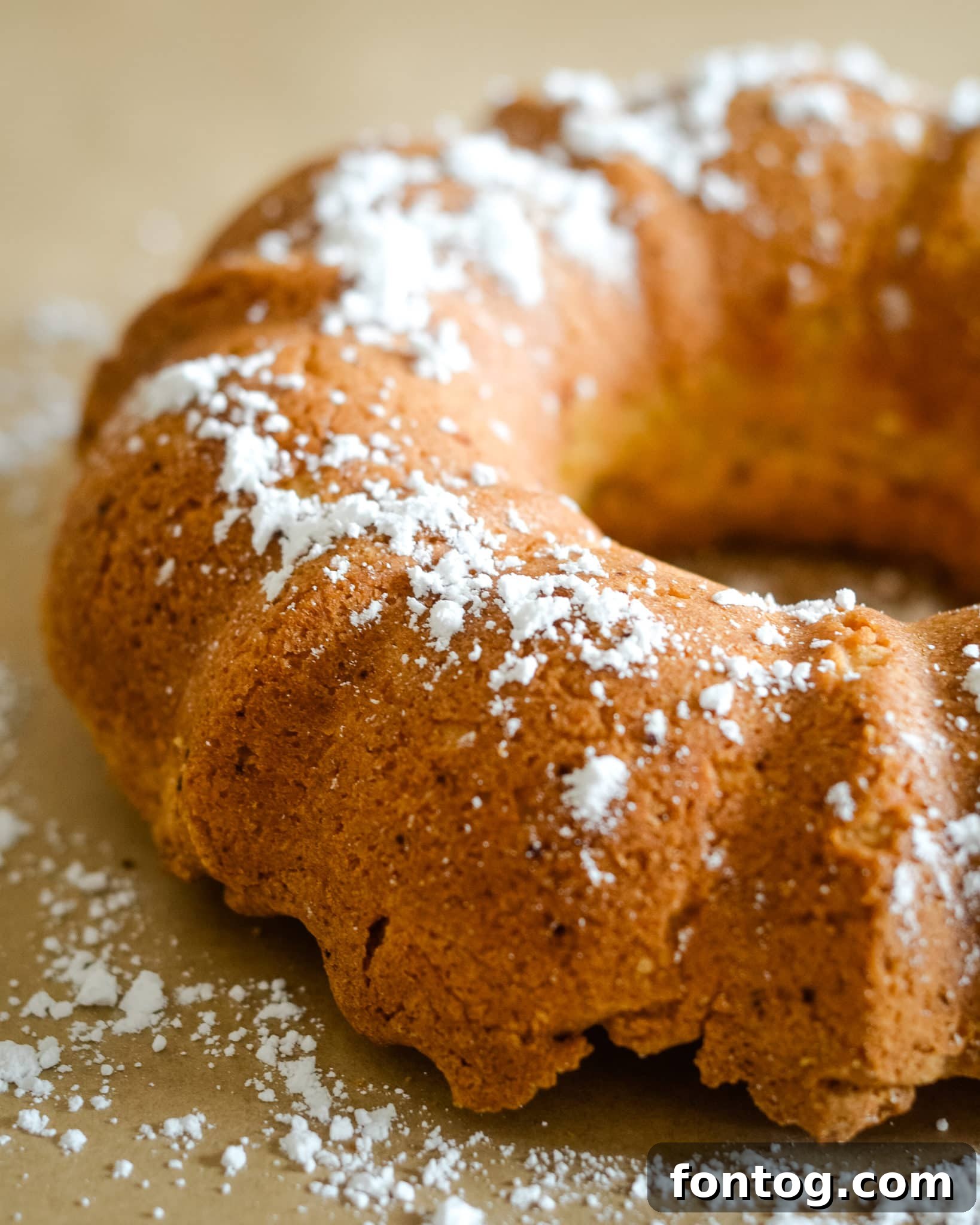 A zesty Ninja Foodi lemon bread, perfect for a gluten-free snack.