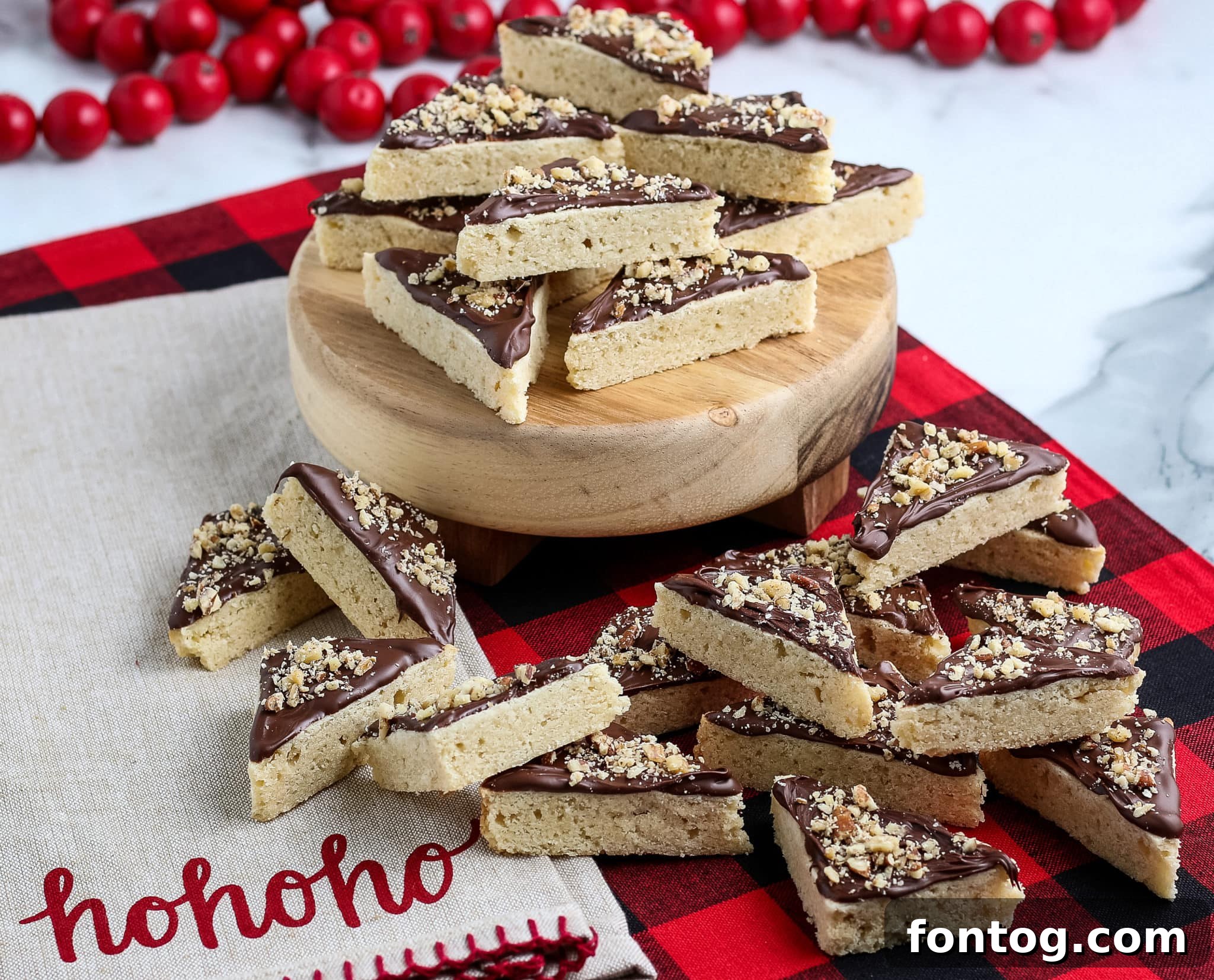 Delicious frosted cookie triangles, a versatile gluten-free dessert.