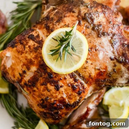 Pellet grill rotisserie chicken