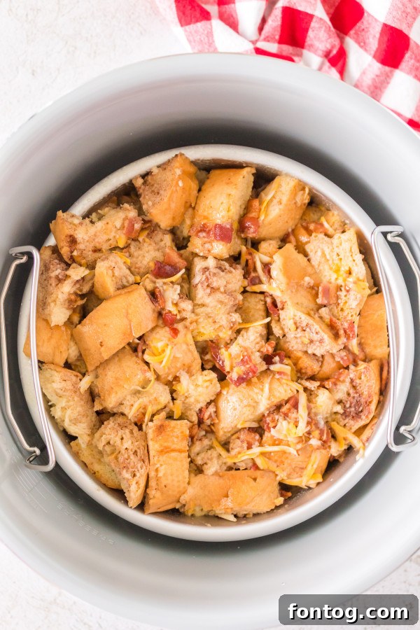 Ninja Foodi Signature Bacon Cheese French Toast 4 Gluten-free baguette slices, perfect for making gluten-free Ninja Foodi French Toast.