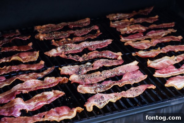 pellet grill bacon process