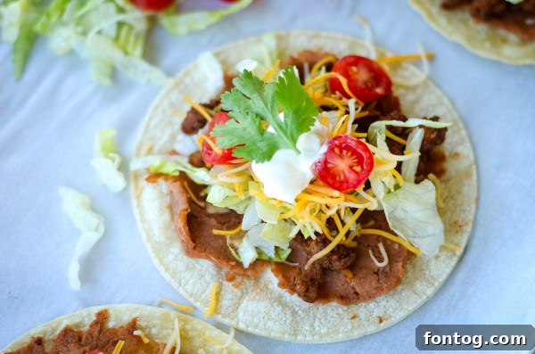 baked tostadas assembled