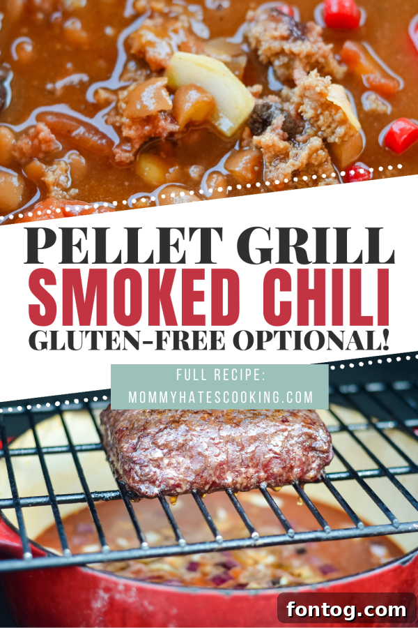 Next-Level Pellet Smoked Chili Over The Top 13 pellet grill smoked chili over the top