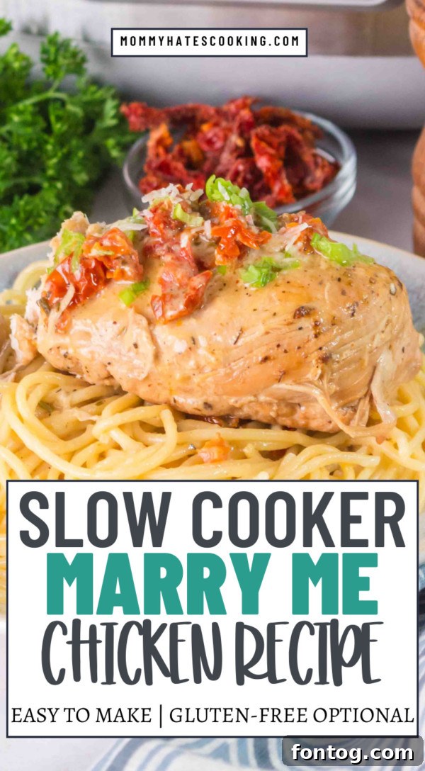 slow cooker marry me chicken gluten free